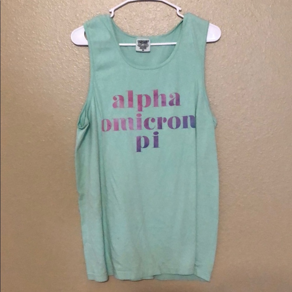 Sea foam green tank top